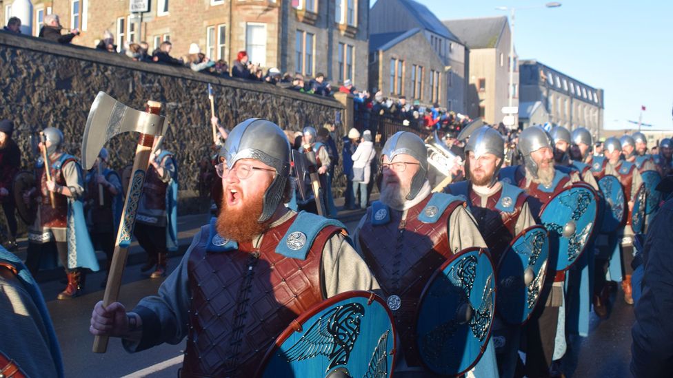 Up Helly Aa takes place in Lerwick on the last Tuesday in January every year (Credit: Daniel Stables)