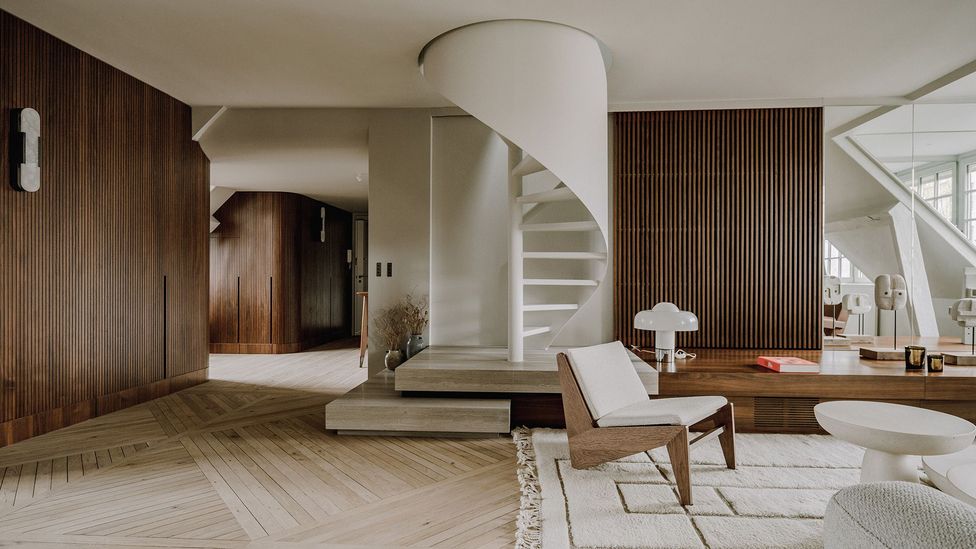 Verocotrel's Stairway to Heaven design was inspired by American mid-century modernism (Photography: Amaury Laparra)