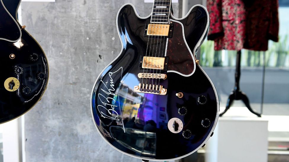 Eric Dahl, the musician who purchased BB King's stolen guitar from a Los Angeles pawn shop, returned it to King without compensation (Credit: Getty Images)