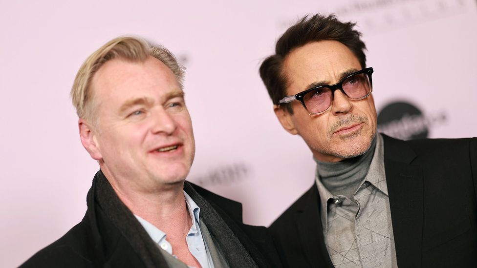 Oppenheimer director Christopher Nolan and Robert Downey Jr