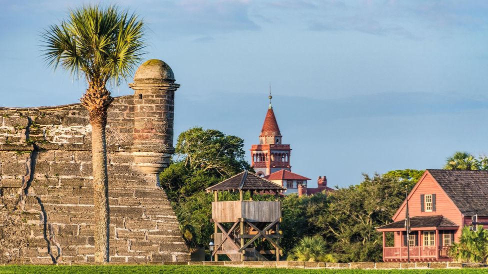 St Augustine is the oldest oldest continuously occupied city in the mainland US, but in the 1690s, it was a small frontier town (Credit: Allen Creative/Steve Allen/Alamy)
