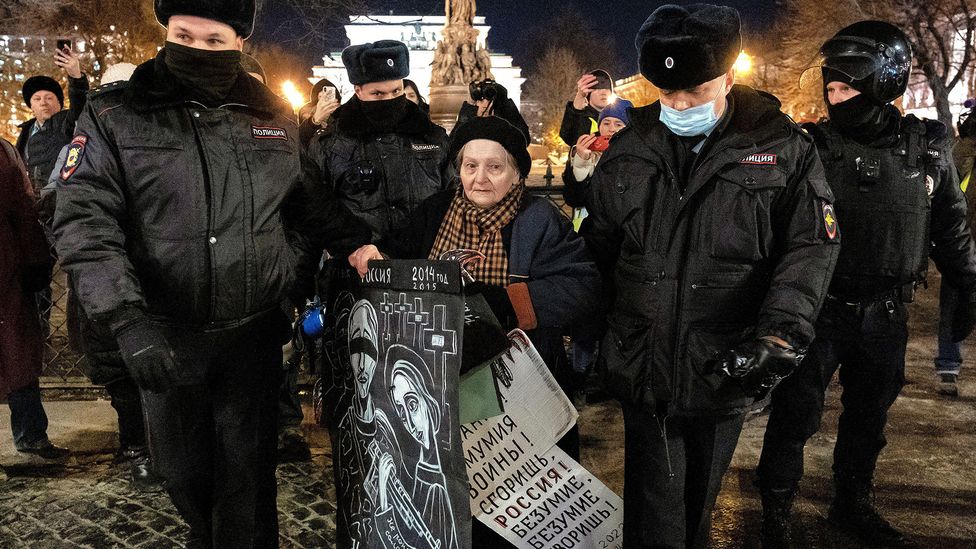 Russian activist Yelena Osipova (Credit: Alamy) Russian activist Yelena Osipova (Credit: Alamy)