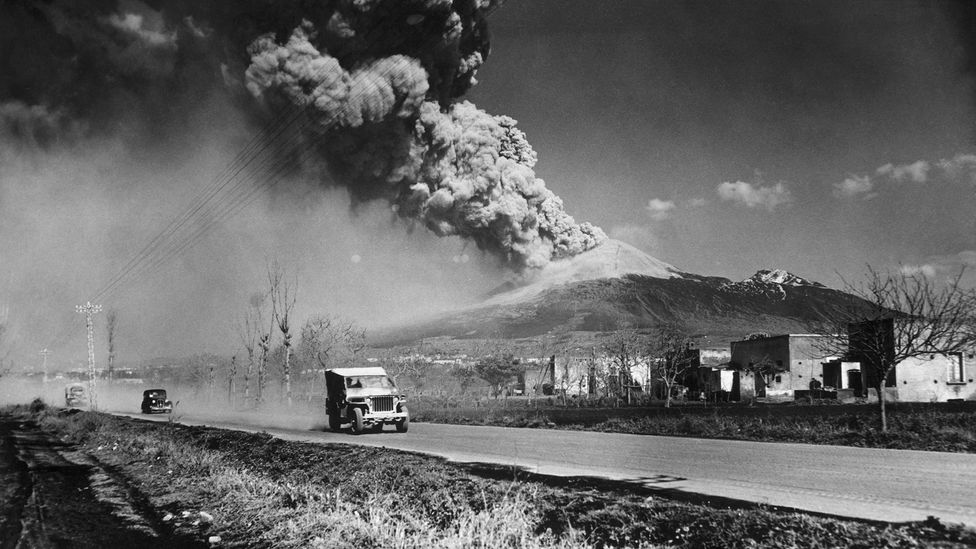 The eruption in 1944 happened during WW2, but is now fading from collective memories (Credit: Getty Images)