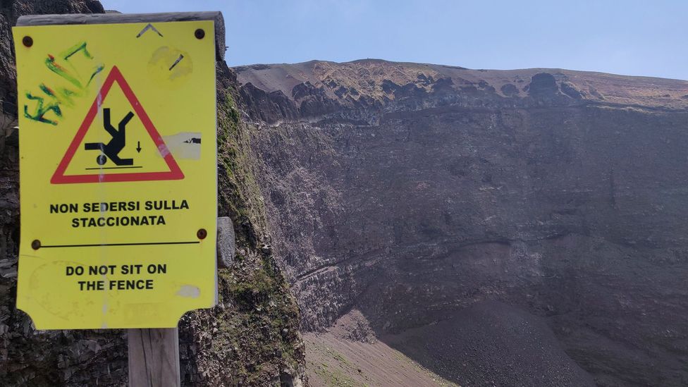 Danger looms at the summit of Vesuvius (Credit: Richard Fisher)