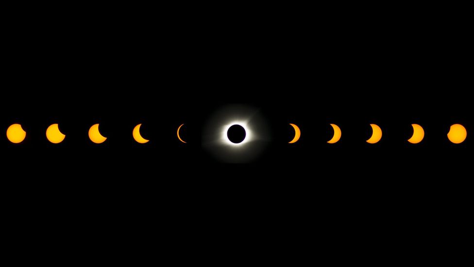 Photograph of an eclipse
