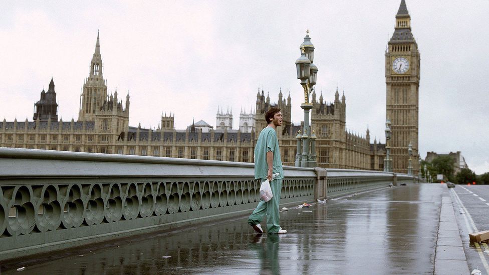 Garland's first film as screenwriter, 28 Days Later, showed his propensity for exploring perilous future scenarios (Credit: Alamy)