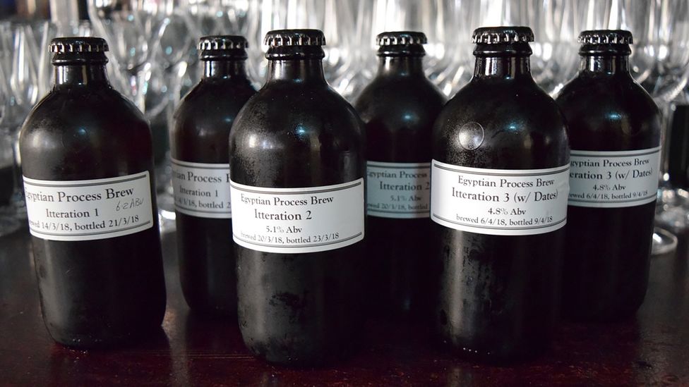 The British Museum beer project drew on evidence from Egypt in 1350 BCE (Credit: Tasha Marks, AVM Curiosities) The British Museum beer project drew on evidence from Egypt in 1350 BCE (Credit: Tasha Marks, AVM Curiosities)