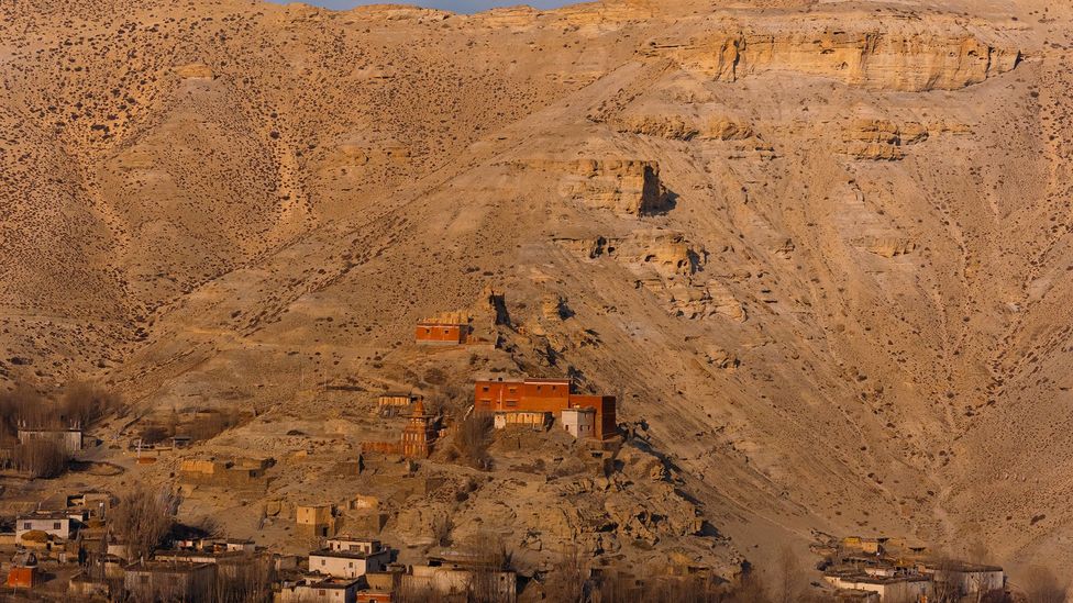 The ancient monasteries of Mustang, Nepal, have started crumbling due to climate impacts (Credit: Tulsi Rauniyar)