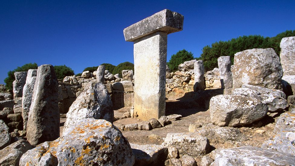 Mysterious T-shaped structures have given rise to legends about giants living on the island (Credit: Getty Images)