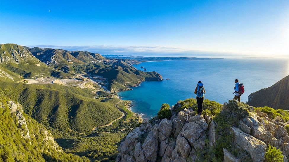 View from Santa Barbara mining route