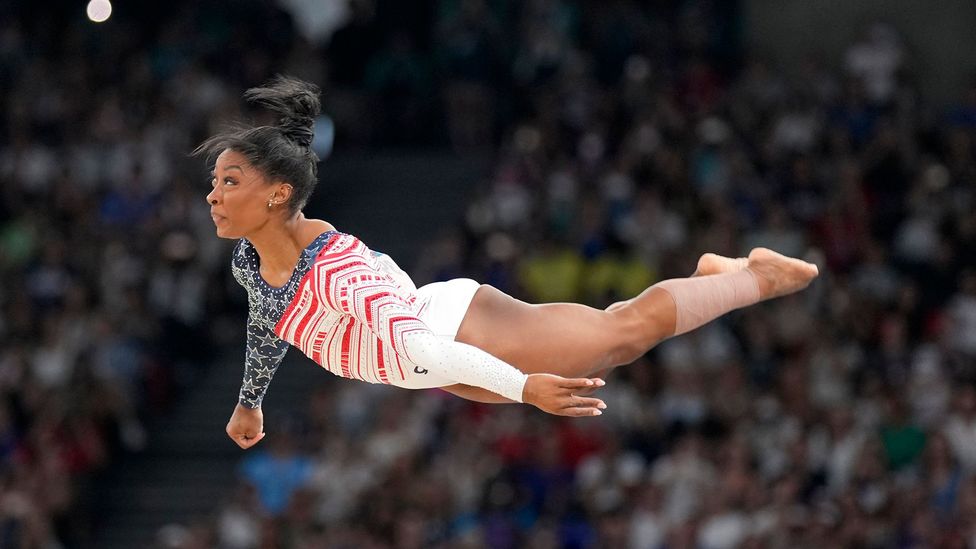 Simone Biles at the Paris Olympics 2024 (Credit: AP)