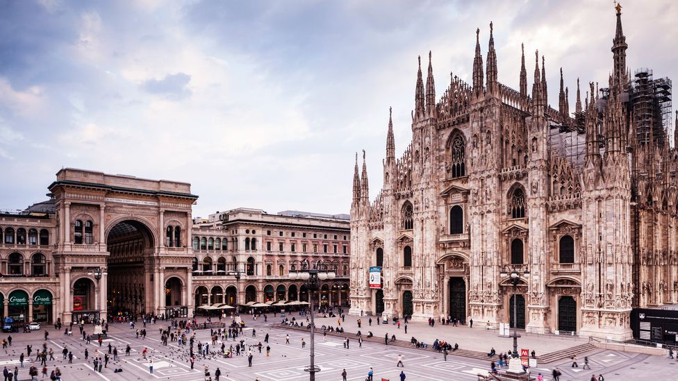 The Gothic marvel Duomo di Milano is one of Milan's iconic sights, and a perennial favourite meeting place for locals and visitors alike (Credit: Getty Images) The Gothic marvel Duomo di Milano is one of Milan's iconic sights, and a perennial favourite meeting place for locals and visitors alike (Credit: Getty Images)