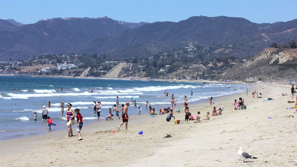 People on a California beach (Credit Getty Images)