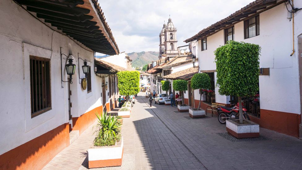 Pérez loves Mexico City and is equally passionate about the beautiful cities that surround it, like Valle de Bravo, a Spanish Colonial city on Lake Avandaro (Credit: Alamy) Pérez loves Mexico City and is equally passionate about the beautiful cities that surround it, like Valle de Bravo, a Spanish Colonial city on Lake Avandaro (Credit: Alamy)