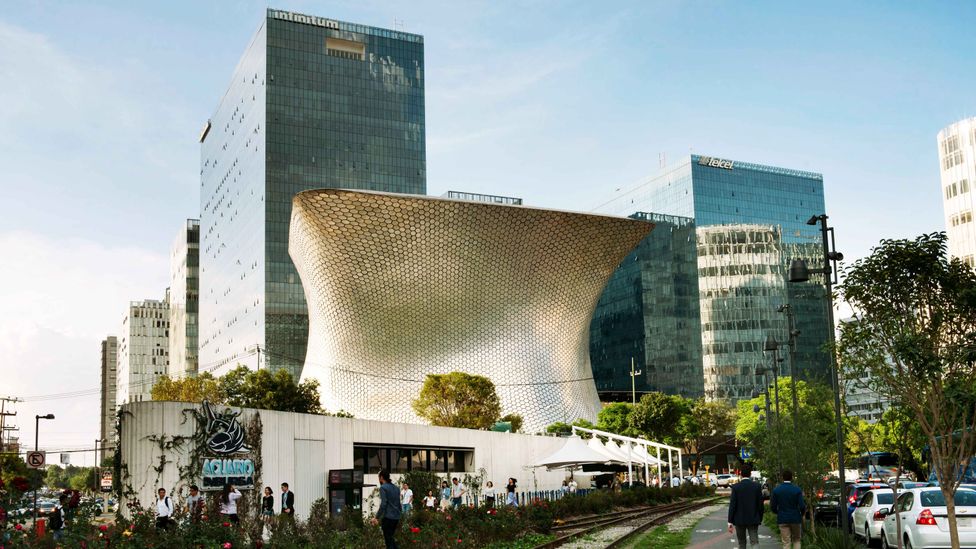 Mexico City's tony Polanco neighbourhood is home to the eminent Museo Soumaya, as well as loads of luxury shopping and dining experiences (Credit: Alamy) Mexico City's tony Polanco neighbourhood is home to the eminent Museo Soumaya, as well as loads of luxury shopping and dining experiences (Credit: Alamy)