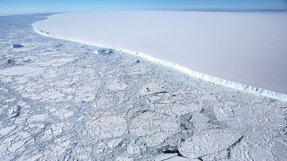 Iceberg A-68, above, was one of the largest on record when it initially broke off from the Larsen C ice sheet and began drifting across the ocean (Credit: Getty Images) Iceberg A-68, above, was one of the largest on record when it initially broke off from the Larsen C ice sheet and began drifting across the ocean (Credit: Getty Images)
