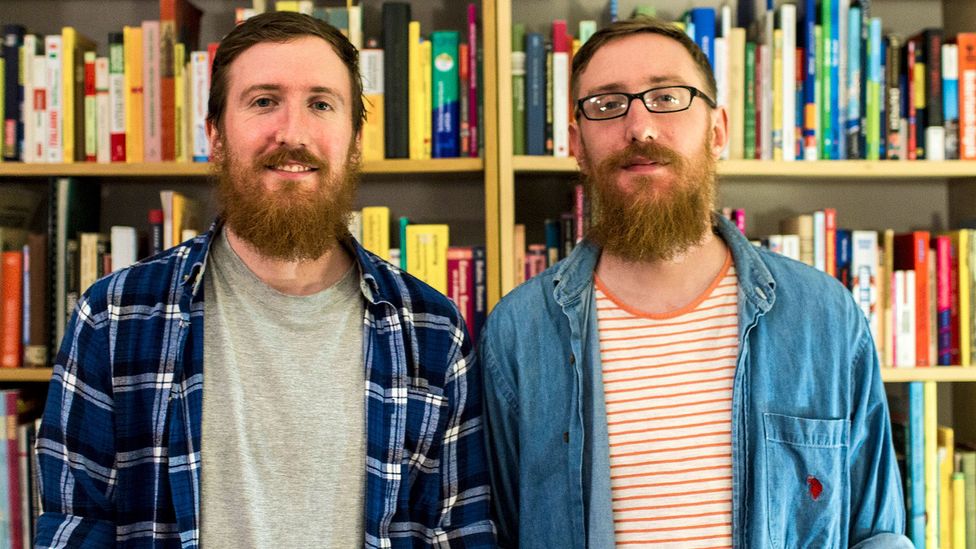 Twins Matthew and Michael Youlden as adults (Credit: Matthew and Michael Youlden/ Superpolyglotbros)