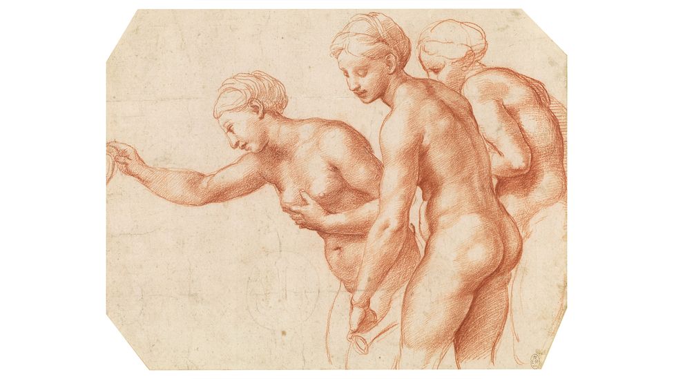 Raphael's The Three Graces (c1517-18) (Credit: The Royal Collection Enterprises Limited 2024/Royal Collection Trust)