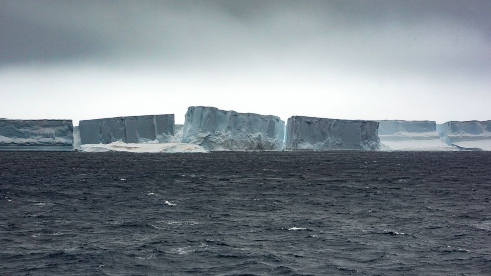 Iceberg songs are generated by harmonic tremours that occur when icebergs rub against each other or scrape along the seafloor (Credit: Getty Images) Iceberg songs are generated by harmonic tremours that occur when icebergs rub against each other or scrape along the seafloor (Credit: Getty Images)