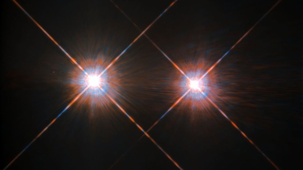 The closest star system to the Earth is the Alpha Centauri group, which includes the binary stars Alpha Centauri A and Alpha Centauri B (Credit: Nasa) The closest star system to the Earth is the Alpha Centauri group, which includes the binary stars Alpha Centauri A and Alpha Centauri B (Credit: Nasa)