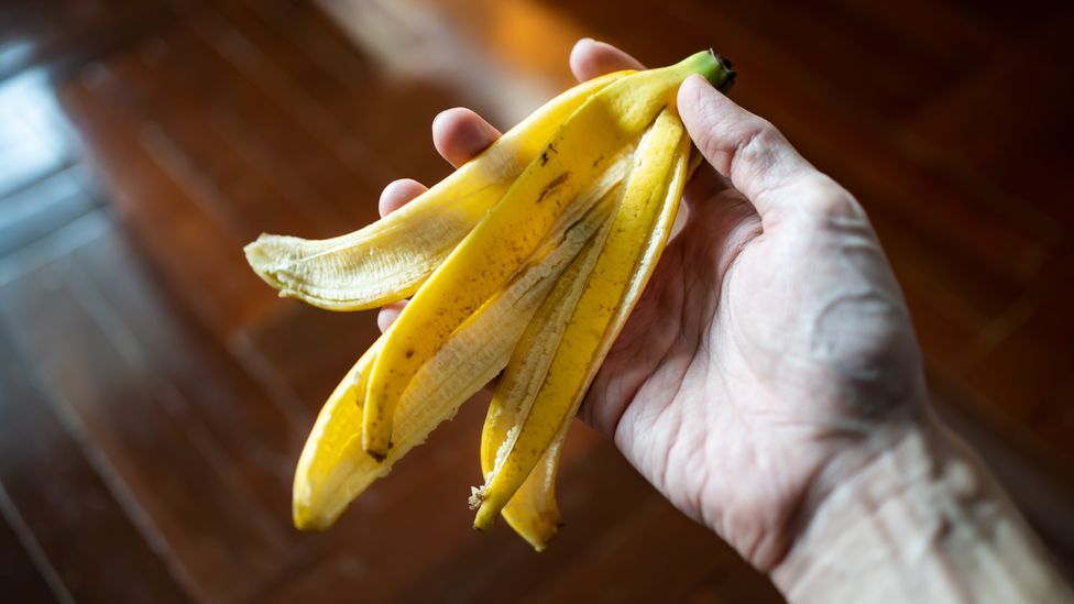 When we discard a banana peel, we throw away one-third of the edible part of a banana (Credit: Getty Images)