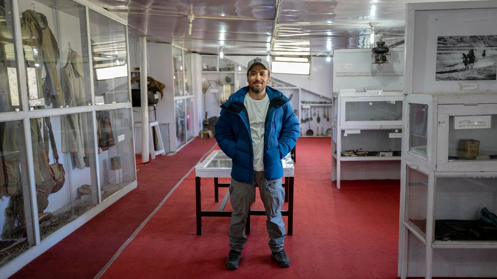 Hussain's family opened a museum to show their ancient Silk Road artefects to the world (Credit: Matt Stirn) Hussain's family opened a museum to show their ancient Silk Road artefects to the world (Credit: Matt Stirn)