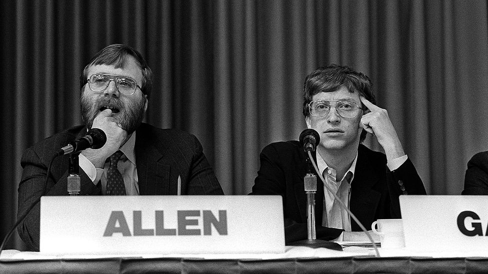 Paul Allen and Bill Gates met at school in Seattle, and co-founded Microsoft in 1975 (Credit: Getty Images) Paul Allen and Bill Gates met at school in Seattle, and co-founded Microsoft in 1975 (Credit: Getty Images)