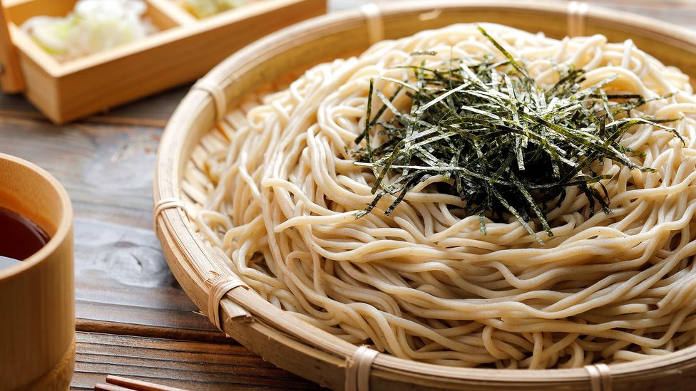 Osoba no Kouga soba shop in Minato City is one of the city's most delicious – and reasonably priced – Michelin restaurants (Credit: Alamy) Osoba no Kouga soba shop in Minato City is one of the city's most delicious – and reasonably priced – Michelin restaurants (Credit: Alamy)
