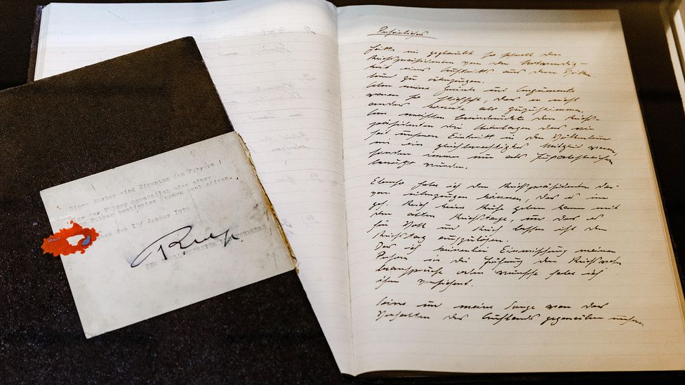 Stern's London editor told the BBC that the diaries contained "Hitler's very spidery gothic handwriting" (Credit: Alamy) Stern's London editor told the BBC that the diaries contained "Hitler's very spidery gothic handwriting" (Credit: Alamy)
