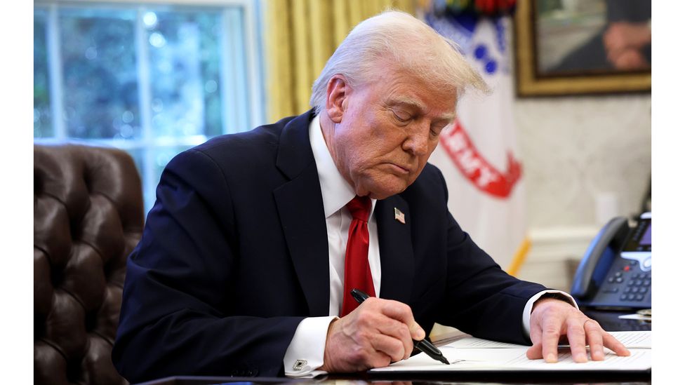 US President Donald Trump has rejected much of the scientific consensus on race (Credit: Getty Images) US President Donald Trump has rejected much of the scientific consensus on race (Credit: Getty Images)