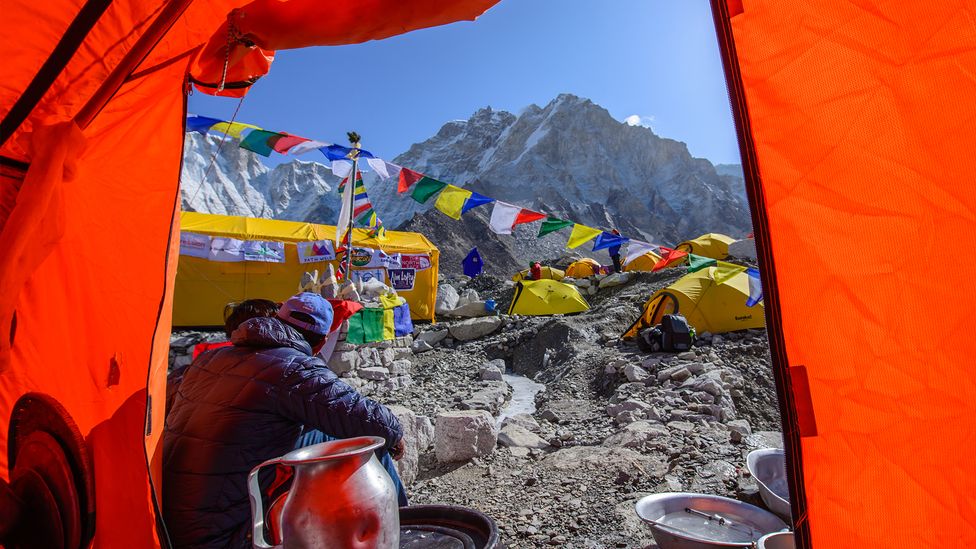 Most climbers undergo extensive acclimatisation at high altitude to help their bodies adapt to the low levels of oxygen (Credit: Getty Images) Most climbers undergo extensive acclimatisation at high altitude to help their bodies adapt to the low levels of oxygen (Credit: Getty Images)