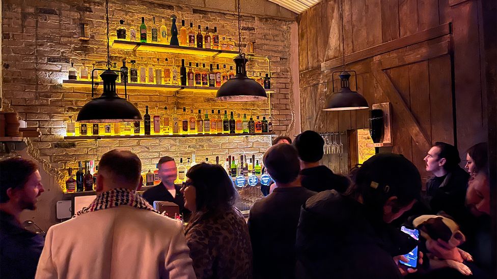 Chop Shop Tavern opened in February and is housed inside a former auto mechanic shop (Credit: Stephen Emms) Chop Shop Tavern opened in February and is housed inside a former auto mechanic shop (Credit: Stephen Emms)