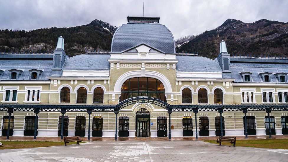 Exterior of Canfranc Estacion in the Spanish Pyrenees (Credit: Richard Collett)
