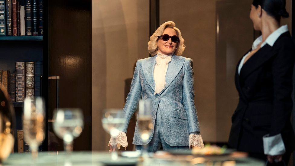 Glenn Close is among the revered actresses wrestling with vulgar dialogue (Credit: Hulu)