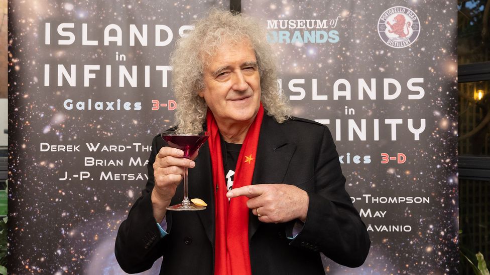 Sir Brian May at the launch of Islands in Infinity: Galaxies 3D launch (Credit: Paul Harmer)