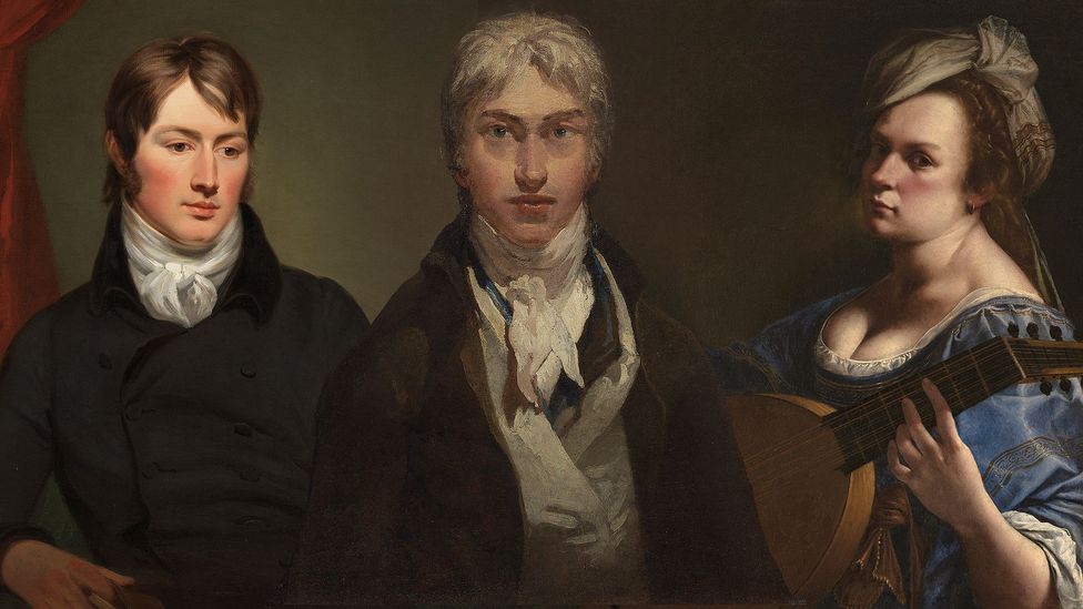 Triptych of JMW Turner, Self Portrait, John Constable by Ramsay Richard Reinagle and Artemisia's Judith Slaying Holofernes (Credit: Courtesy of Tate/ National Portrait Gallery London/ Getty Images) Triptych of JMW Turner, Self Portrait, John Constable by Ramsay Richard Reinagle and Artemisia's Judith Slaying Holofernes (Credit: Courtesy of Tate/ National Portrait Gallery London/ Getty Images)