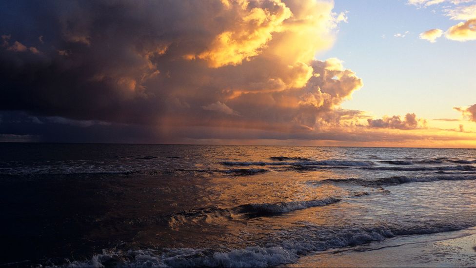 Sunlit clouds over Baltic Sea in Bornholm (Credit: Getty Images)