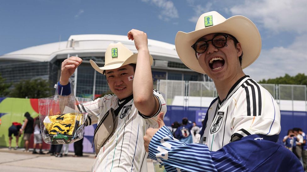 Japanese fans in Texas are discovering cowboy hats (Credit: Getty Images)