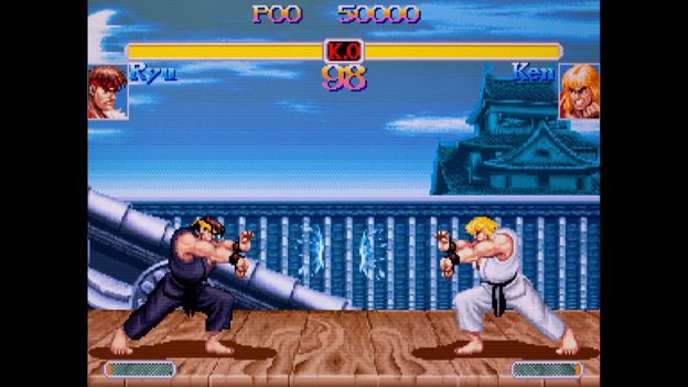 Đến với trò chơi điện tử Street Fighter II năm 1991 trên BBC và nhạc nền sôi động, bạn sẽ được đắm chìm trong những trận chiến đầy gay cấn và đậm chất kinh điển. Hãy cùng nhau với các siêu anh hùng đánh bại các đối thủ khó nhằn và trở thành kẻ thống trị trong những trận đấu đầy kịch tính.