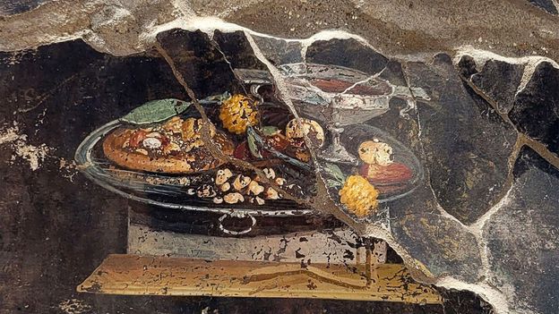 Adoreum: o recém-descoberto afresco de pão sírio de Pompéia