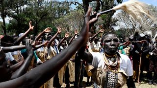 The Sengwer people of the Embobut Forest in Kenya have protested about the multiple evictions their community has faced (Credit: Getty Images)