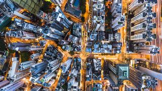 The skyscrapers of Hong Kong photographed from above (Credit: Didier Marti/Getty Images)