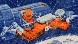 Art of cosmonauts in space (Credit: Universal History Archive/Getty Images)