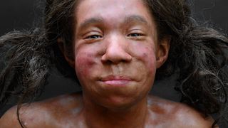 There is growing archaeological evidence about the lives of Neanderthal children (Credit: Kennis & Kennis Reconstruction)