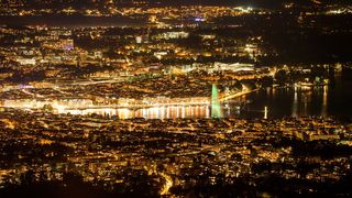 The light pollution produced by our towns and cities is having multiple negative effects on wildlife (Credit: Fabrice Coffrini/AFP/Getty Images)