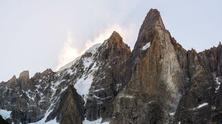 The rock scar on the west face of Aiguille du Dru (Credit: Getty Images)