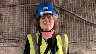 Tunnel in Onkalo, Finland's nuclear waste storage site (Credit: Erika Benke)